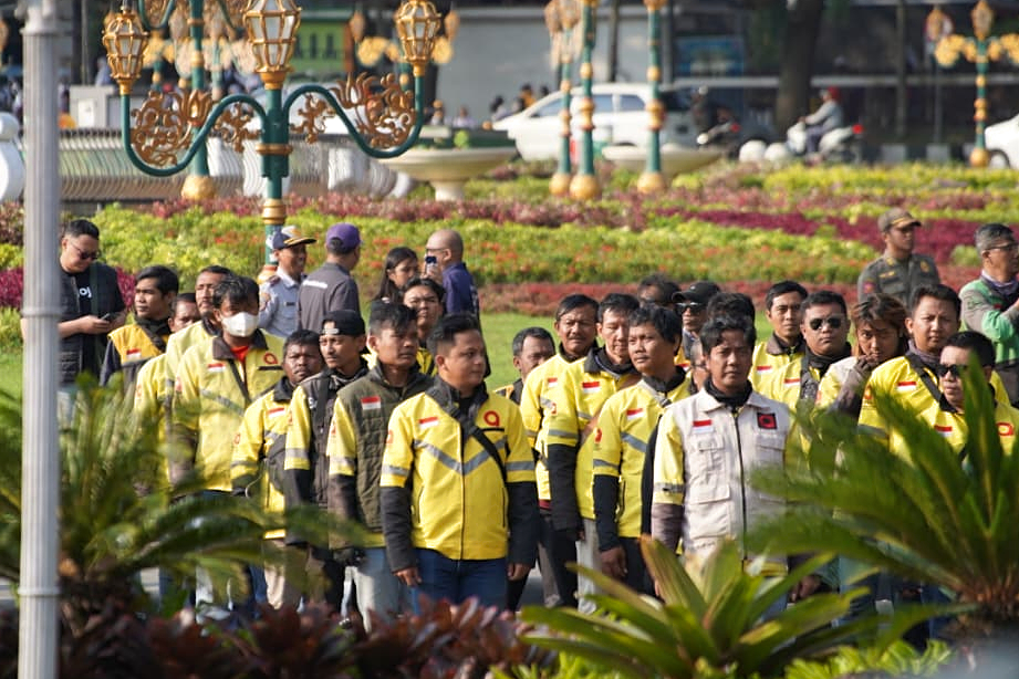 Penghormatan buat Dua Driver Ojol yang Gugur Saat Aksi Demo  